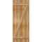 Ekena Millwork Joined Board-n-Batten Shutters w/Z-Bar, Rough Sawn Western Red Cedar, 21 1/2W x 54H, PR RBJ06Z21X054RWR - alternate 2